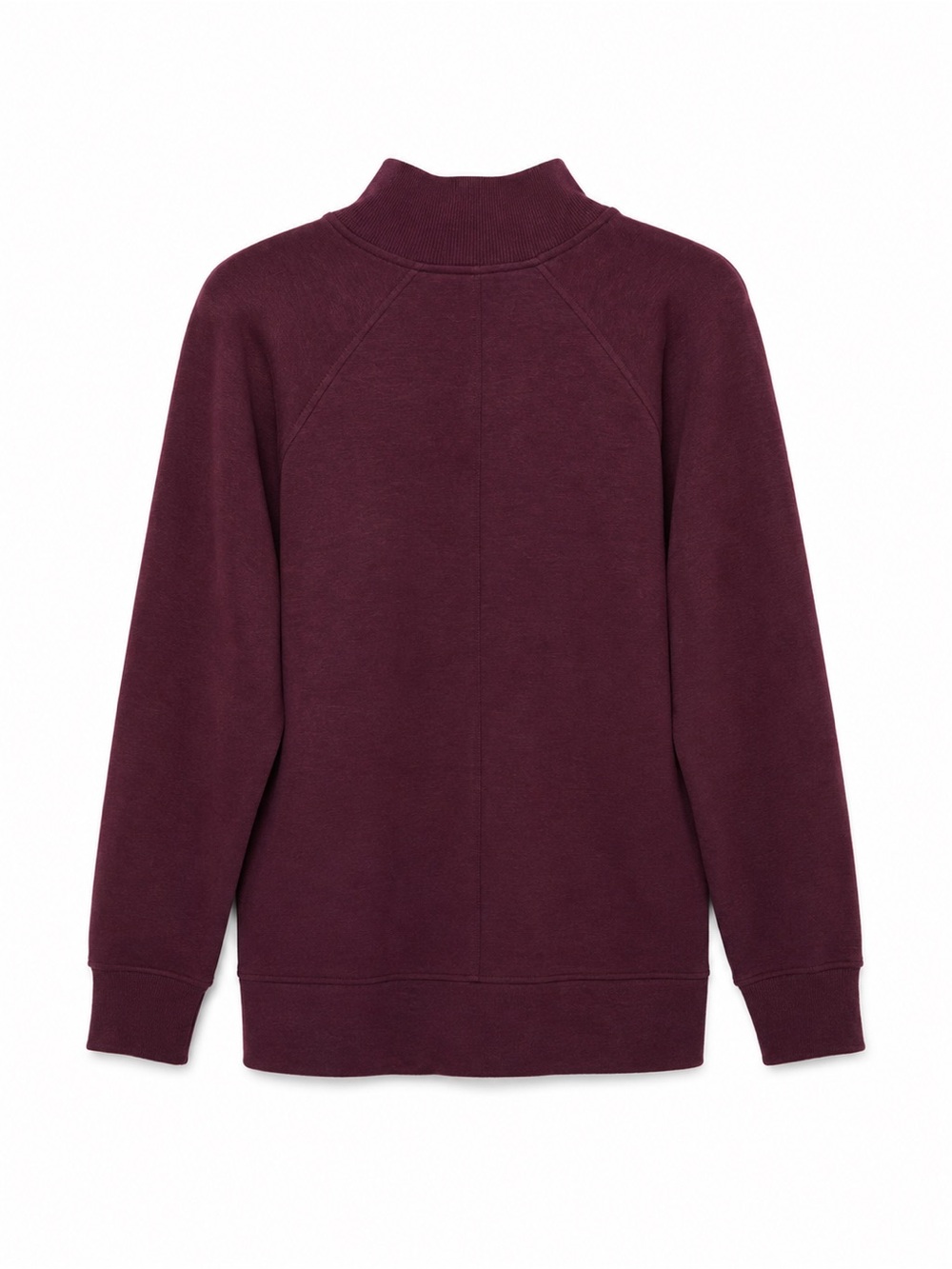 SPANX AirEssentials Half Zip sweatshirt plum small - Picture 6 of 6